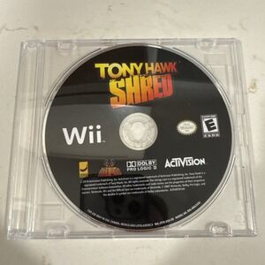 Tony Hawk: Shred (Nintendo Wii, 2010) Disc Only